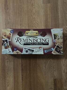 1989 Reminiscing: the Game for People Over Thirty by TDC Games Brand New Sealed